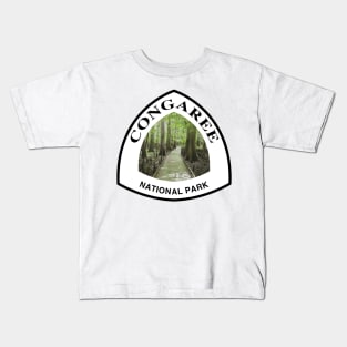 Congaree National Park shield Kids T-Shirt